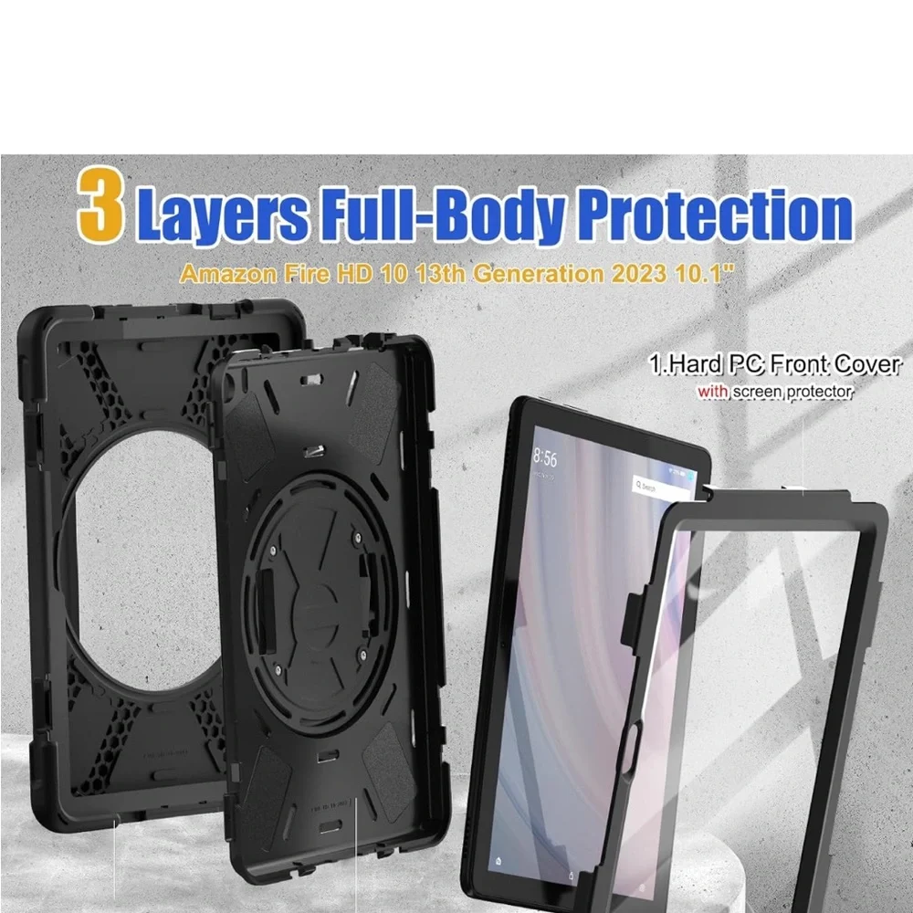 bracecnstock Fire HD 10 Tablet Case 13th Generation 2023 New